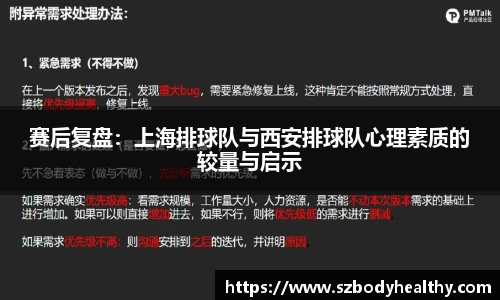赛后复盘：上海排球队与西安排球队心理素质的较量与启示